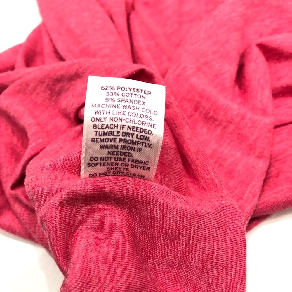 Zella Hot Pink Hooded Long Sleeve Shirt Scoop Neck - Picture 5 of 8